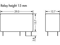 WAGO 788-177 Printrelais 115 V/AC 8 A 2x wisselcontact 20 stuk(s)