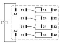 phoenixcontact REL-IR4/L-120AC/4X21AU Industrierelais 10St.