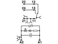 phoenixcontact RIF-1-RSC-LV-120AC/1X21MS Relaisbaustein 10St.