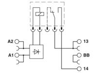 phoenixcontact PLC-BPT- 24DC/ 1/ACT Relaissockel 10St.