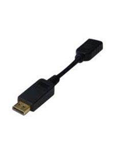 Digitus DisplayPort / HDMI Adapter [1x DisplayPort Stecker - 1x HDMI-Buchse] Schwarz 15.00cm