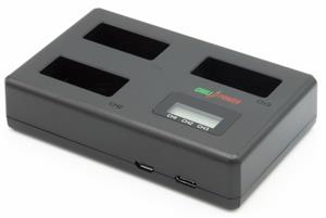 chilipower Canon LP-E17 Triple Lader - Laadt 3 accu's, ook tegelijkertijd