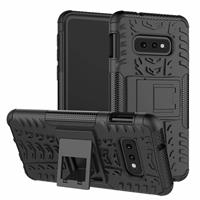 Case2go Samsung Galaxy S10e hoes - Schokbestendige Back Cover - Zwart