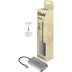 Club3D USB Adapter [1x USB-C™ Stecker - 1x RJ45-Buchse] Aluminium