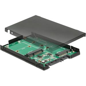 SATA 22-Polig naar M.2 + mSATA adapter - Delock