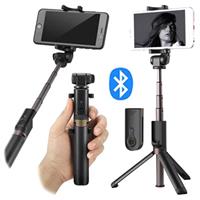 Universal 3-in-1 Bluetooth Selfie Stick met Tripod - Zwart
