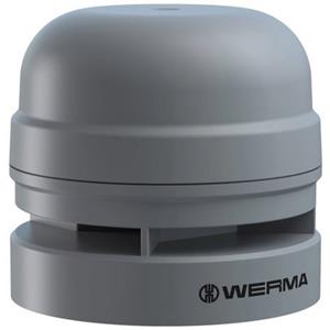 WERMA Midi Sounder 115-230VAC GY Sirene Continu geluid, Pulstoom 115 V/AC, 230 V/AC 110 dB