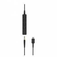 sennheiser SC135 Mono-Headset USB-C, 3.5mm Klinke Mono, schnurgebunden On Ear Schwarz