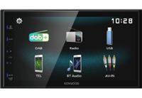 Kenwood DMX125DAB - Multimedia autoradio met DAB+ (2-DIN)