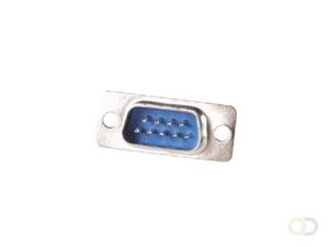 HQ Products MANNELIJKE 9P SUB-D CONNECTOR - CHASSISMONTAGE - 