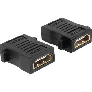 HDMI (v) - HDMI (v) koppelstuk / inbouw - versie 1.4 (4K 30Hz)