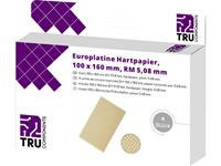 TRU Components Printplaat Hardpapier (l x b) 160 mm x 100 mm 35 Âµm Rastermaat 5.08 mm Inhoud 4 stuks