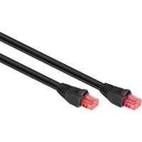 Quality4All CAT 6 Outdoor-patch cable, U/UTP, black copper material, PE-outer jack
