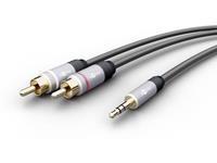 Pro MP3 jack to cinch audio adapter cable