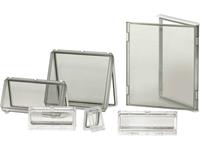 Fibox EKO 30-G-2FSH Gehäusedeckel Deckel Grau (L x B x H) 280 x 280 x 30mm Polycarbonat Lichtgrau (