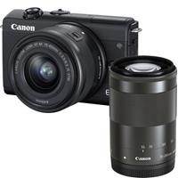 Canon EOS M200 Kit schwarz + EF-M 15-45 + 55-200 IS STM