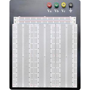 trucomponents TRU COMPONENTS 0165-40-1-32032 Breadboard Totaal aantal polen 2700 (l x b x h) 186.2 x 171.6 x 8.4 mm 1 stuks