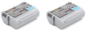 chilipower Nikon EN-EL15B accu - 2000mAh - 2-Pack