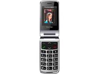 beafon SL595 Clamshell telefoon Zwart, Zilver