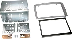 alfaromeo 2-DIN Paneel Alfa Romeo 147 / GT 2000-2010 - Kleur: zilver