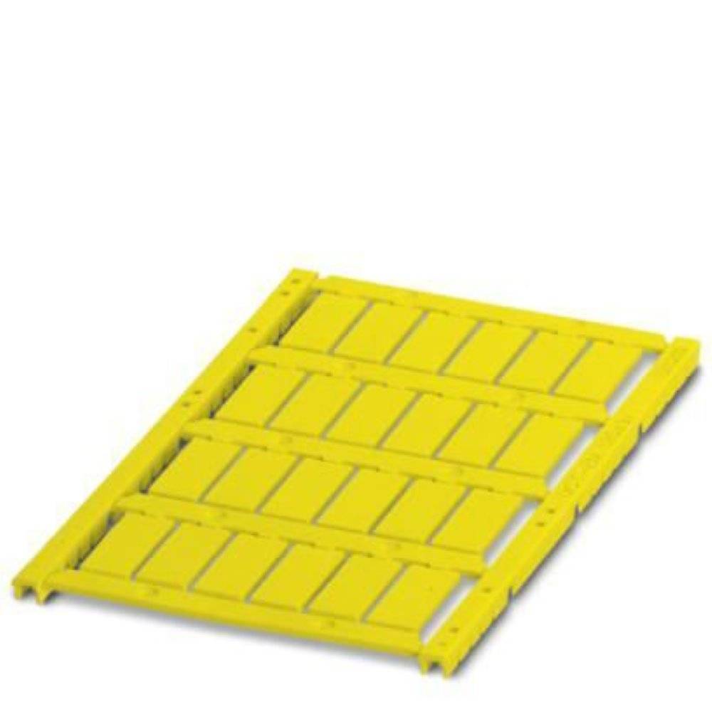 phoenixcontact Phoenix Contact 0801472 UCT-EM (20X9) YE Apparaatmarkering Montagemethode: Vergrendelen Markeringsvlak: 9 x 20 mm Geel Aantal markeringen: 24 10 stuk(s)