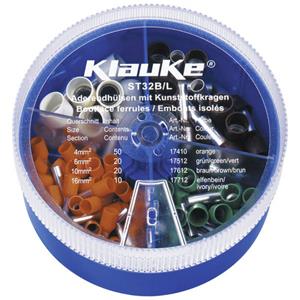 Klauke ST32B Adereindhuls assortiment 4 mmÂ² 16 mmÂ² Oranje, Groen, Bruin, Ivoor 1 onderdelen