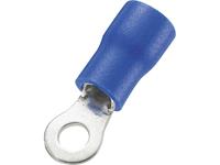 trucomponents TRU COMPONENTS Ringkabelschuh Querschnitt (max.)=2.50mm² Loch-Ø=10.5mm Teilisoliert Blau 10