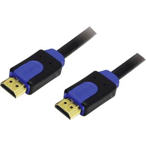 logilink HDMI Aansluitkabel [1x HDMI-stekker - 1x HDMI-stekker] 1 m Zwart