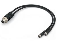 Wago Sensor-/Aktor-Verteiler und Adapter M8 Stecker, gerade, Buchse, gerade 2.00m 1