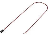 TRU COMPONENTS Kant-en-klaar vervaardigde draad aantal polen totaal 3 1244003 rastermaat: 2,54 mm 1 st.