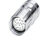 Phoenix Contact M23 kabelconnector 1619481 CA-17S1N8A8008S Zilver  Inhoud: 1 stuk(s)