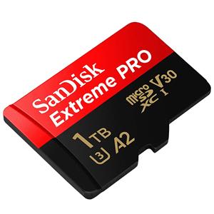sandisk Extreme Proâ¢ microSDXC-kaart 1 TB Class 10, UHS-I, UHS-Class 3, v30 Video Speed Class A2-vermogensstandaard