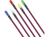 trucomponents TRU COMPONENTS T1810O114 LED-Sortiment Rot, Blau, Grün, Gelb, Hell-Warm-Weiß Rund 5mm 800 mcd, 200