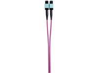 renkforce MPO Verbindungskabel OM4 Multimode, 1 m, rosa