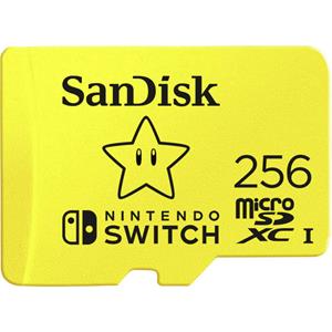 sandisk Extreme Nintendo Switchâ¢ microSDXC-kaart 256 GB UHS-I, UHS-Class 3 Geschikt voor Nintendo Switch