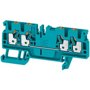 weidmüller Doorgangsklem A4C 2.5 BL 1521700000 Blauw 100 stuk(s)