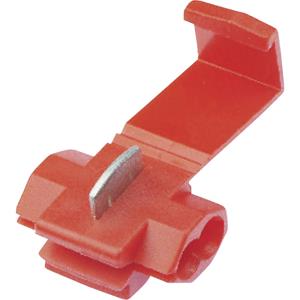 trucomponents TRU COMPONENTS T1904C036 Aftakconnector Flexibel: 0.50-1.00 mm² Massief: 0.50-1.00 mm² Aantal polen: 2 10 stuk(s) Rood