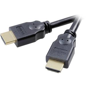 speakaprofessional HDMI Anschlusskabel [1x HDMI-Stecker - 1x HDMI-Stecker] 1.50m Schwarz