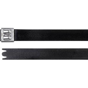 hellermanntyton MBT14XHFC-SS316/SP-BK Kabelbinder Schwarz mit Kugelverschluss, UV-stabilis