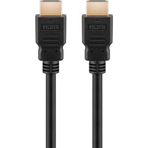 goobay HDMI Anschlusskabel [1x HDMI-Stecker - 1x HDMI-Stecker] 1.50m Schwarz