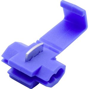 trucomponents TRU COMPONENTS T1904C037 Aftakconnector Flexibel: 0.75-2.50 mm² Massief: 0.75-2.50 mm² Aantal polen: 2 10 stuk(s) Blauw