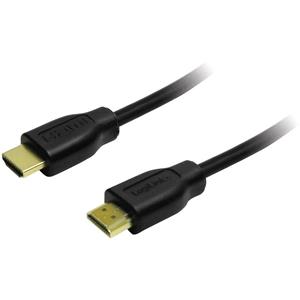 LogiLink HDMI Anschlusskabel [1x HDMI-Stecker - 1x HDMI-Stecker] 5.00m Schwarz