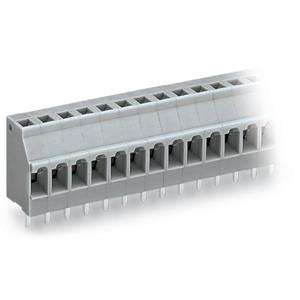 WAGO 740-104 Veerkrachtklemblok 2.50 mm² Aantal polen 4 Grijs 240 stuk(s)