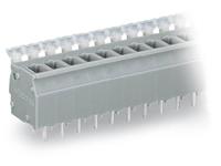 Wago Federkraftklemmblock 2.50mm² Polzahl 4 Grau 200St.
