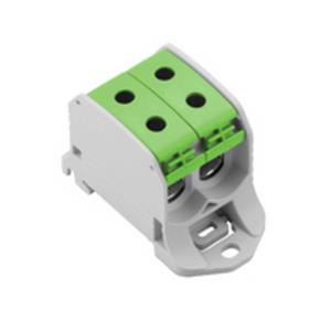 Doorgangsklem Weidmüller WPD 230 2X50/2X50 GN 2502600000 Grijs, Groen 1 stuk(s)