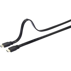 speakaprofessional SpeaKa Professional HDMI Aansluitkabel HDMI-A stekker, HDMI-A stekker 5.00 m Zwart SP-7541956 Audio Return Channel (ARC), Vergulde steekcontacten, Zeer