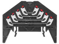 Weidmüller Rangierverteiler PRV 4 SW 35X15 RT Schwarz 20St.