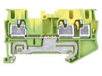 siemens Doorgangsklem 5.2 mm Steekaansluiting Groen-geel  8WH60030CF07 1 stuks