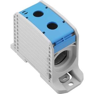 Doorgangsklem Weidmüller WPD 133 1X300/1X300 BL 2502860000 Grijs, Blauw 1 stuk(s)
