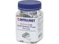 intellinet 90er-Pack Cat6 RJ45-Modularstecker Pro Line STP 3-Punkt-Aderkontaktierung für Litzen- un